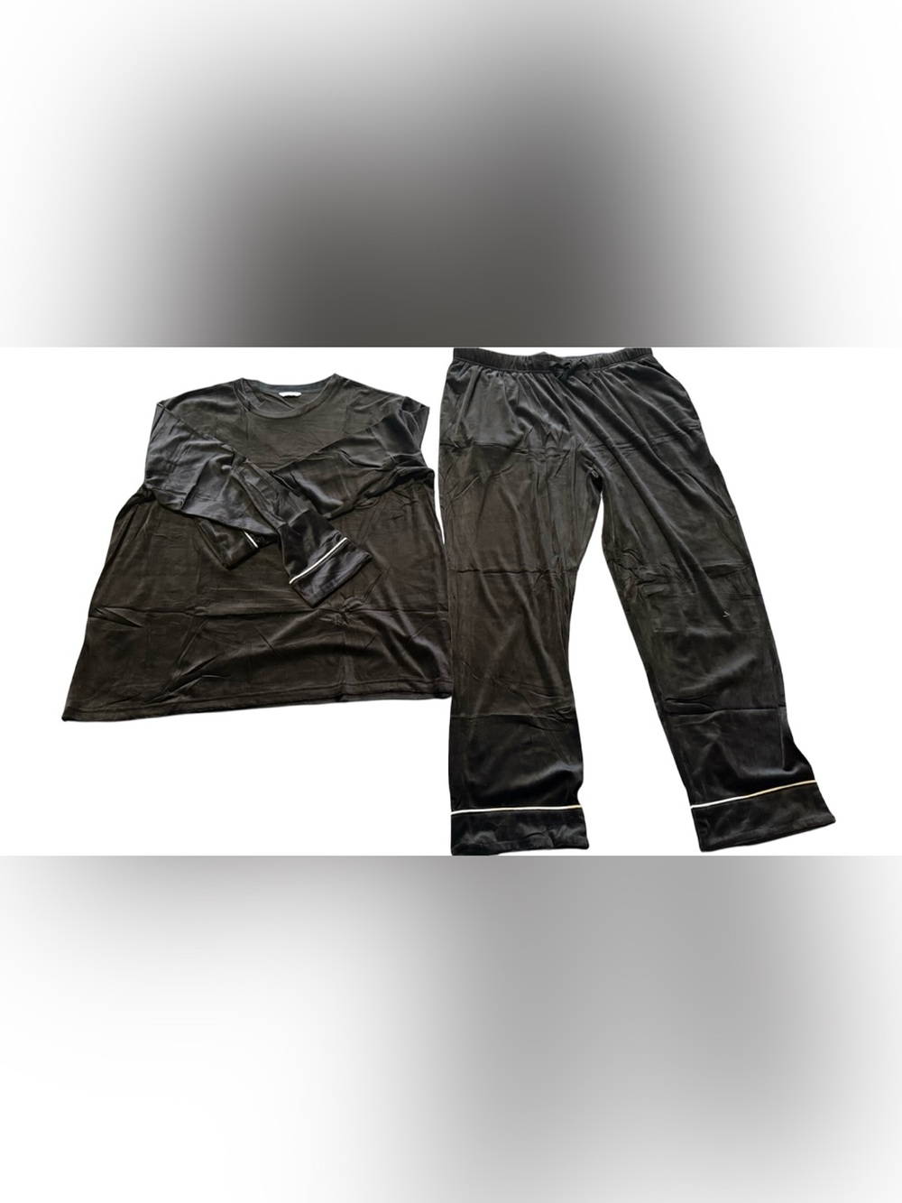 Men's Black Two-Piece Lounge Set by